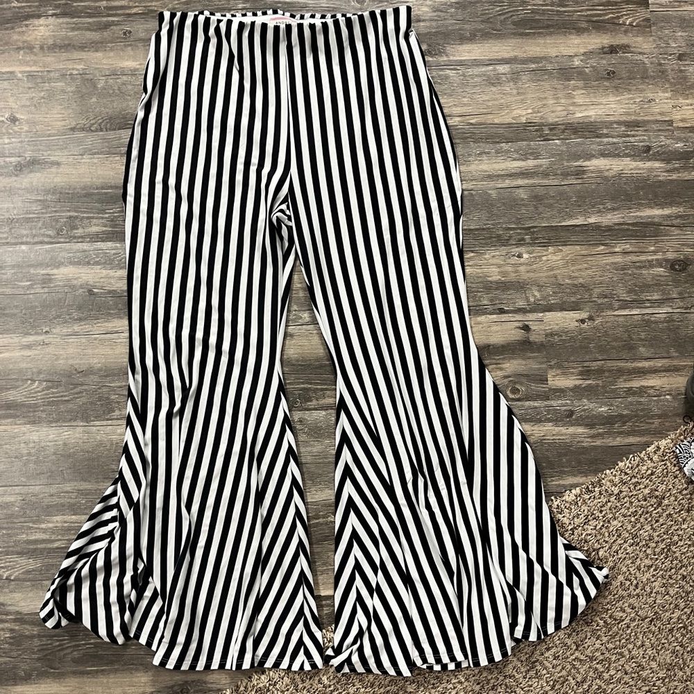 Andrew by Unit striped Stretchy Flares